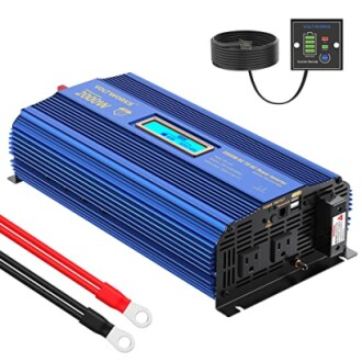 Power Inverter 2000w DC 12V to AC 120V Modified Sine Wave Inverter